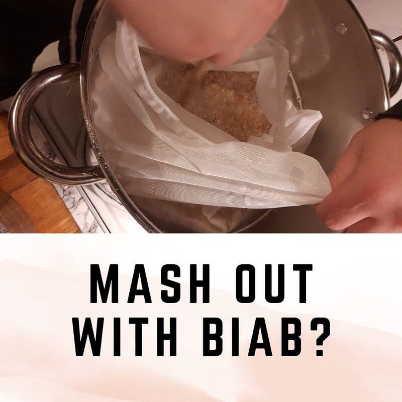 mash out in brewing in a bag